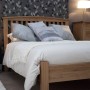 Torino Contemporary Oak Kingsize Arched Bed