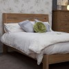 Torino Contemporary Oak Kingsize Slatted Bed