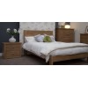 Torino Contemporary Oak Kingsize Slatted Bed