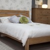 Torino Contemporary Oak Kingsize Slatted Bed