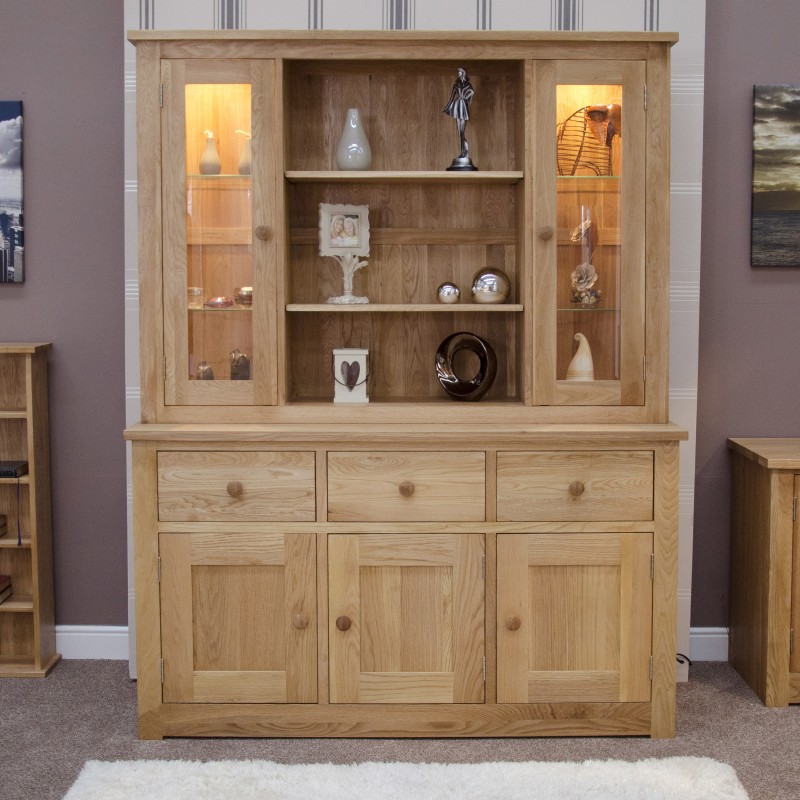 Torino Contemporary Oak Large Dresser