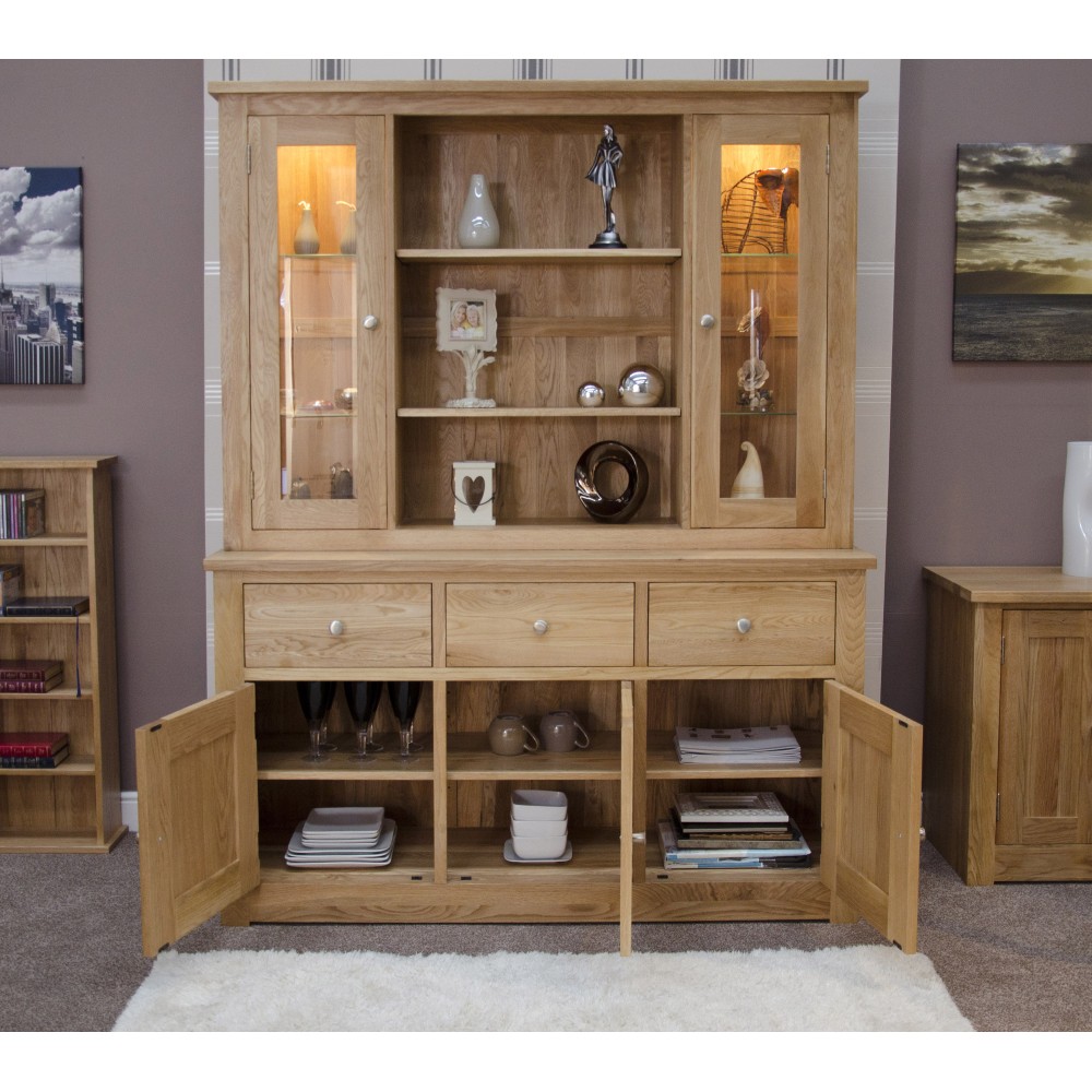 Torino Contemporary Oak Large Dresser