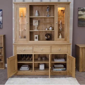 Torino Contemporary Oak Large Dresser