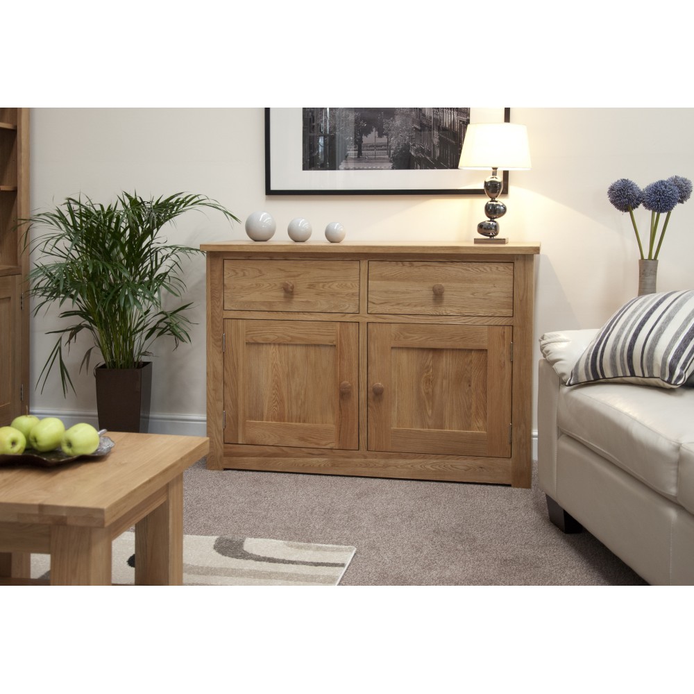 Torino Contemporary Oak Medium Sideboard