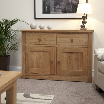 Torino Contemporary Oak Medium Sideboard