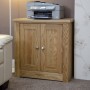 Torino Contemporary Oak Printer Occasional Cabinet