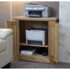Torino Contemporary Oak Printer Occasional Cabinet