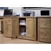 Torino Contemporary Oak Printer Occasional Cabinet