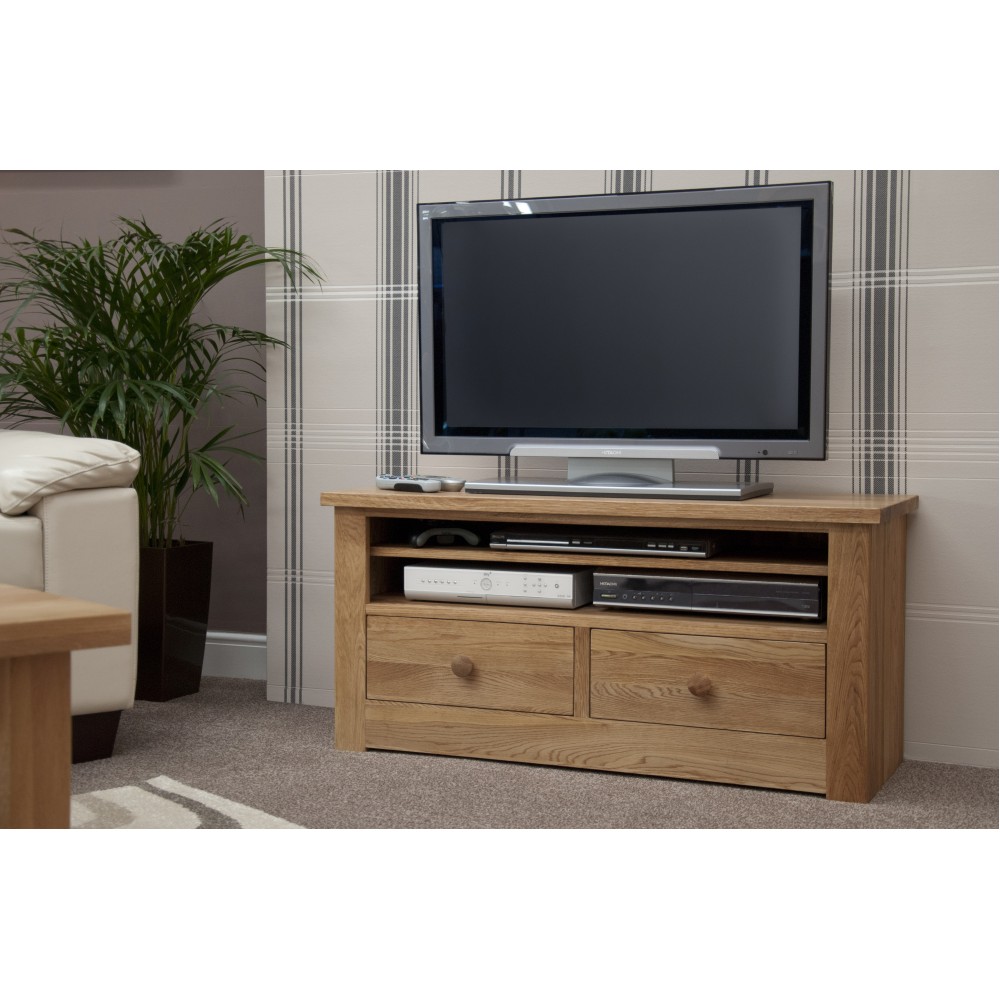 Torino Contemporary Oak Small Plasma Unit