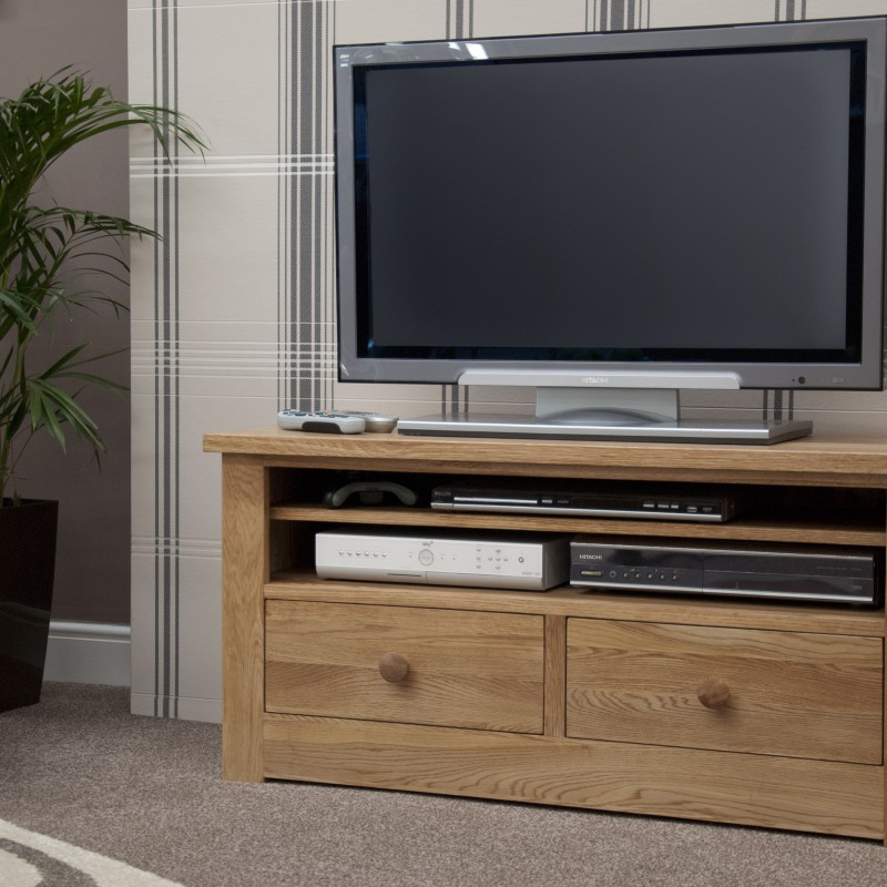 Torino Contemporary Oak Small Plasma Unit