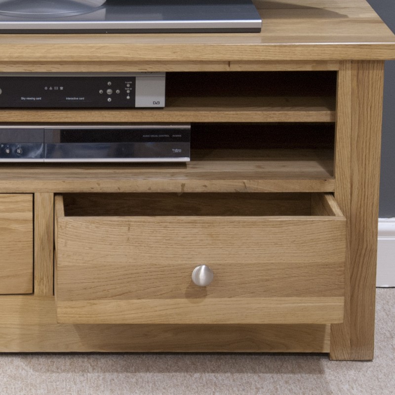 Torino Contemporary Oak Small Plasma Unit