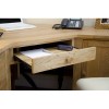 Torino Contemporary Oak Corner Desk