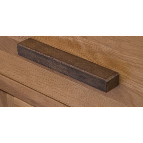 Trend Lifestyle Oak Glass Display Cabinet