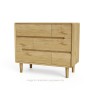 Scandic Oak 3 over 3 Chest of Drawers
