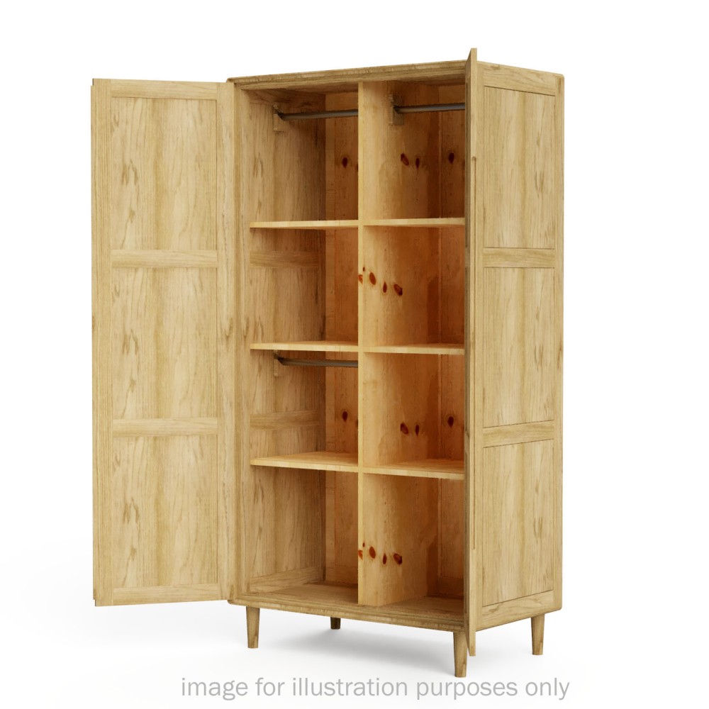 Scandic Oak Wardrobe