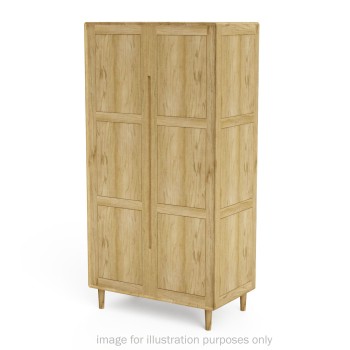 Scandic Oak Wardrobe