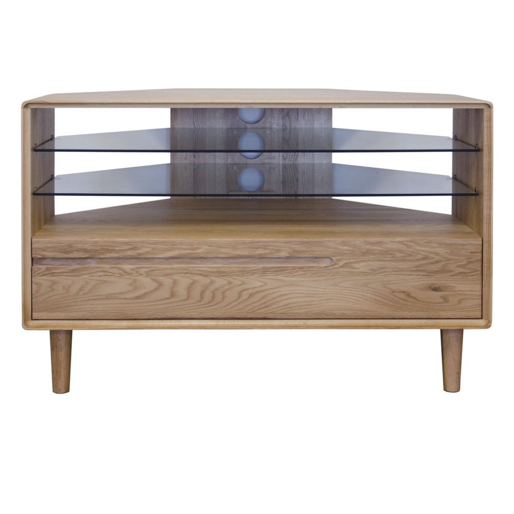 Scandic Oak Corner TV Unit Scandic Oak Corner TV Unit
