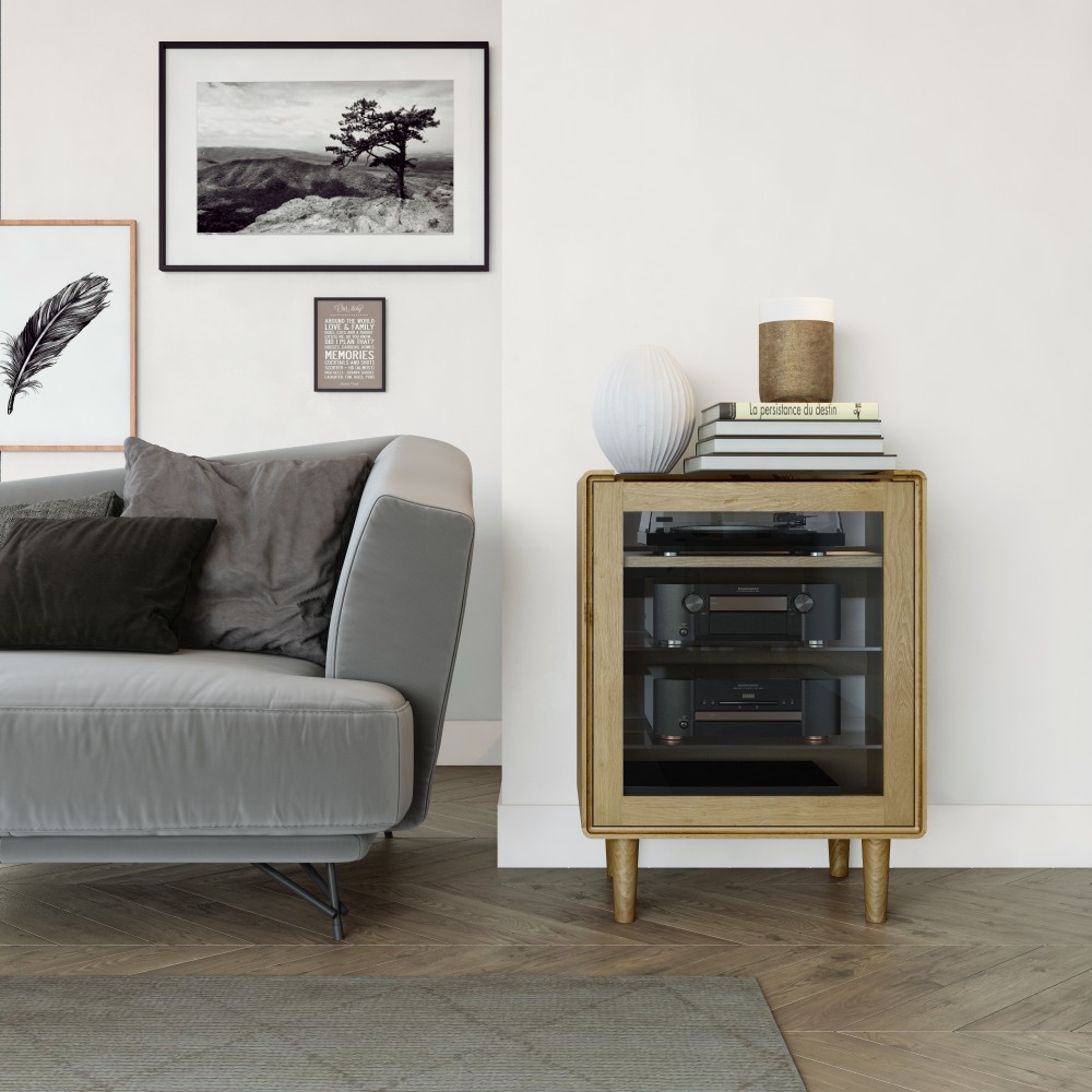 Scandic Oak Hifi Unit
