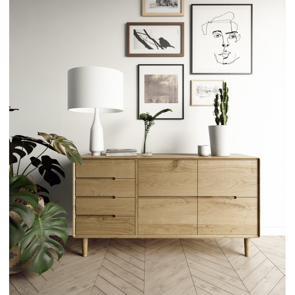 Scandic Oak Large Sideboard