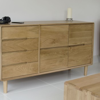 Scandic Oak Large Sideboard