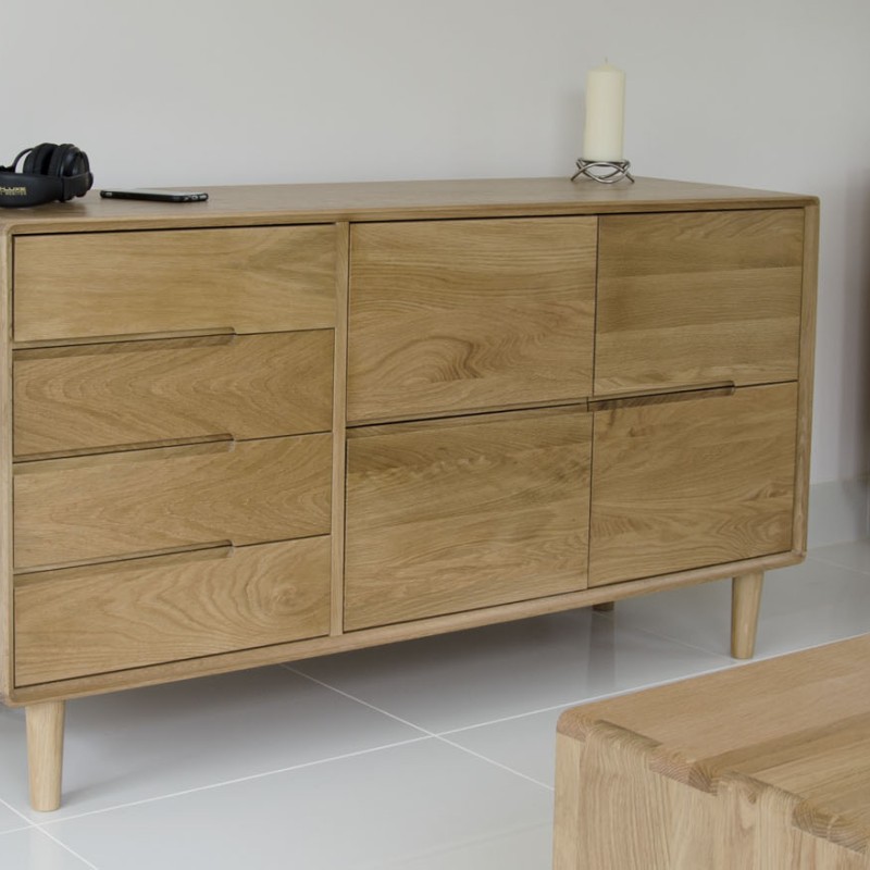 Scandic Oak Large Sideboard