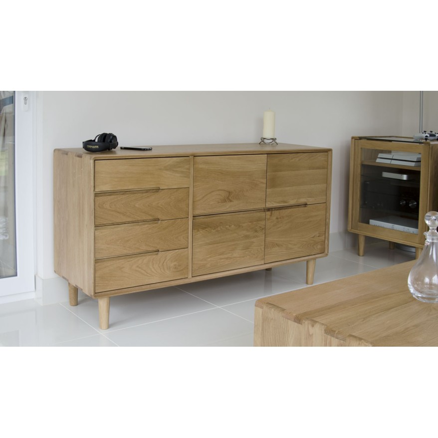 Scandic Oak Large Sideboard