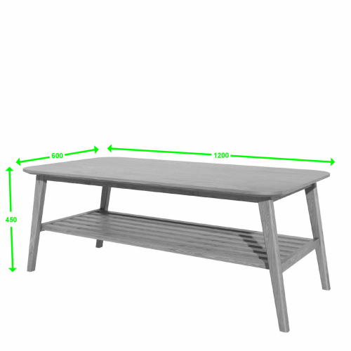Scandic Oak Large 4 x 2 inch Coffee Table