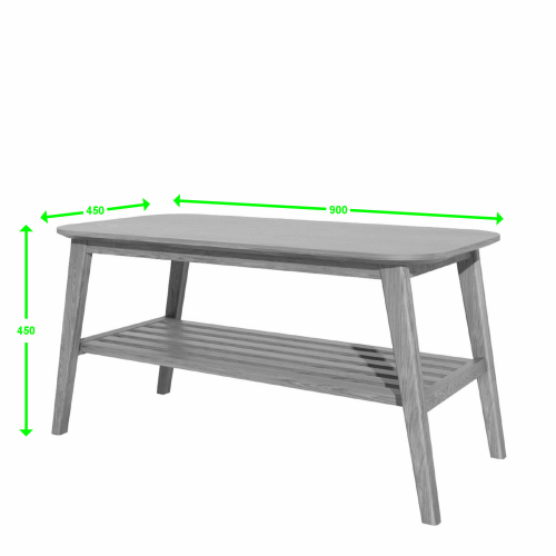 Scandic Oak Medium 36 x 18 inch Coffee Table