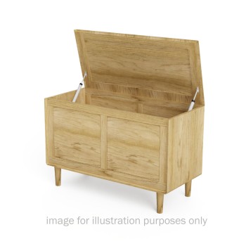 Scandic Oak Blanket Box