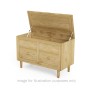 Scandic Oak Blanket Box