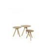Scandic Oak Round Nest of Tables