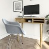 Scandic Oak Small Computer Desk
