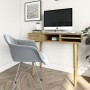 Scandic Oak Small Computer Desk