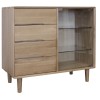 Scandic Oak Small Glazed Chest
