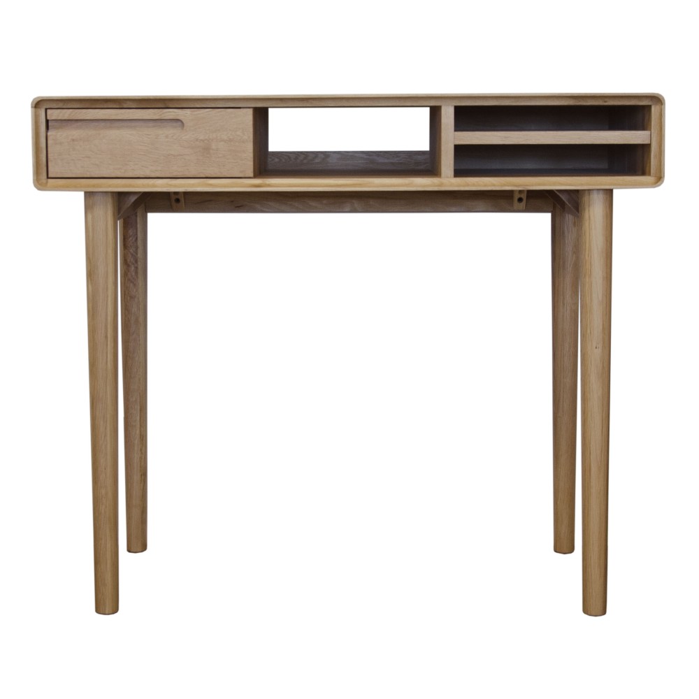 Scandic Oak Small Computer Desk