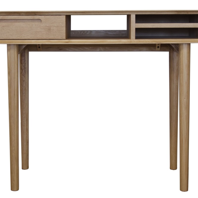 Scandic Oak Small Computer Desk