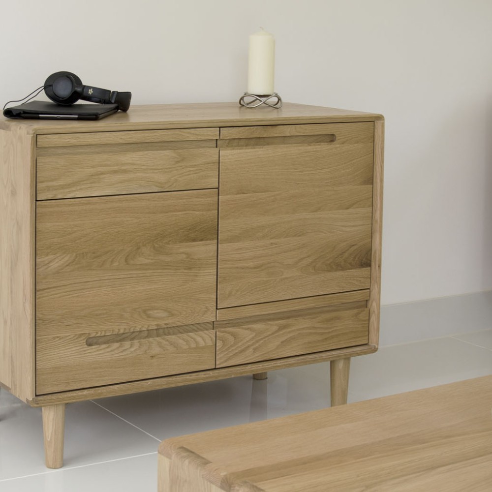 Scandic Oak Small Sideboard