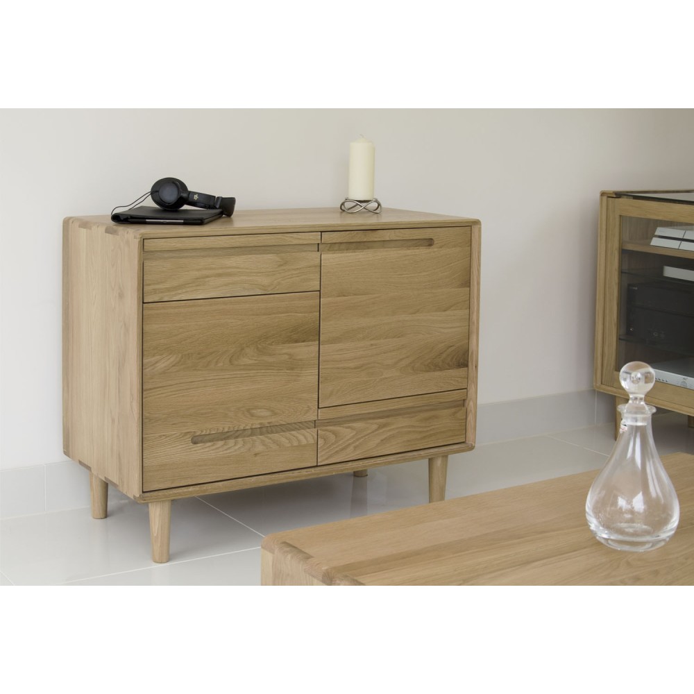 Scandic Oak Small Sideboard