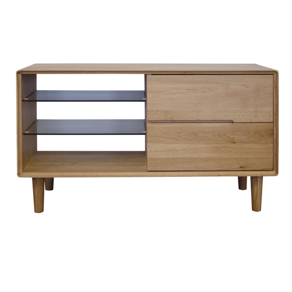 Scandic Oak Small TV Unit