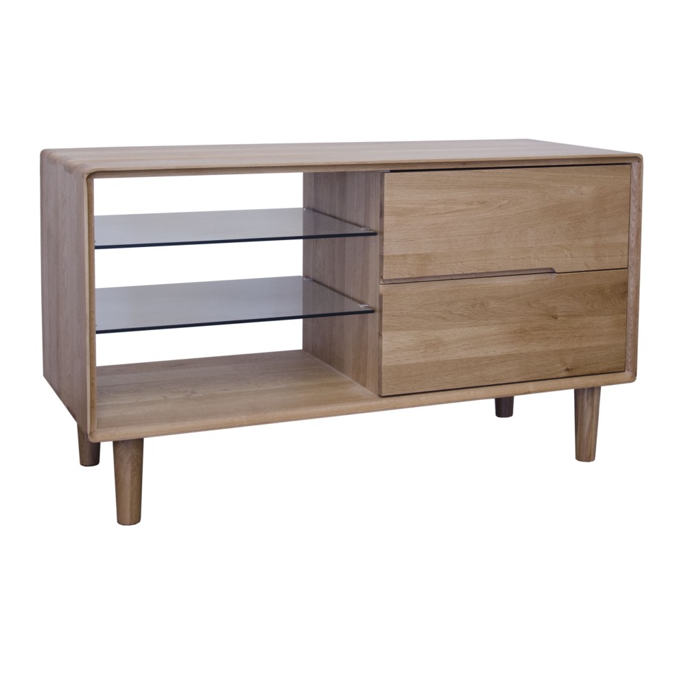 Scandic Oak Small TV Unit
