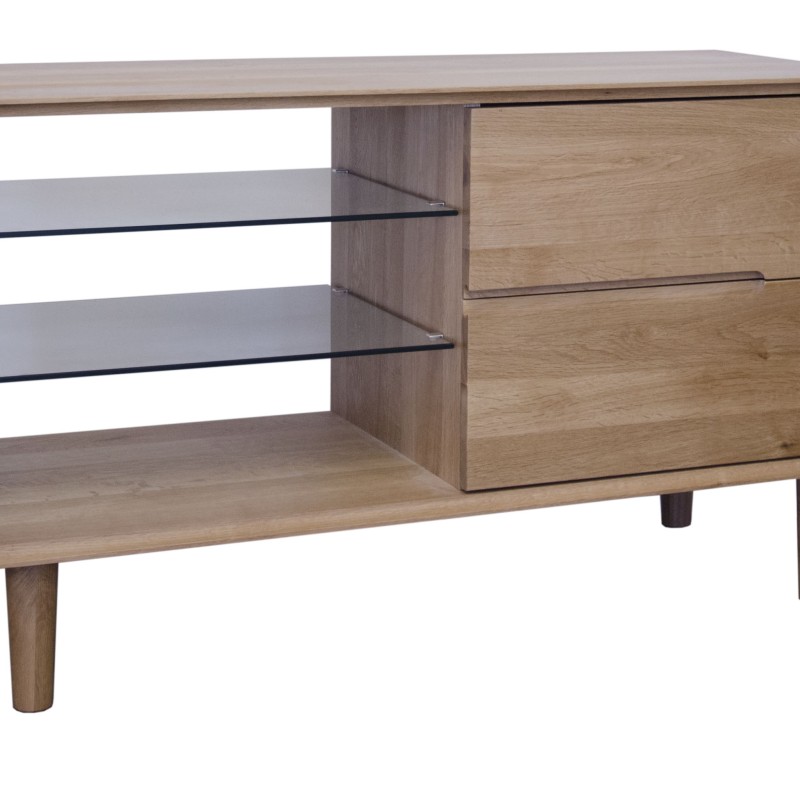 Scandic Oak Small TV Unit