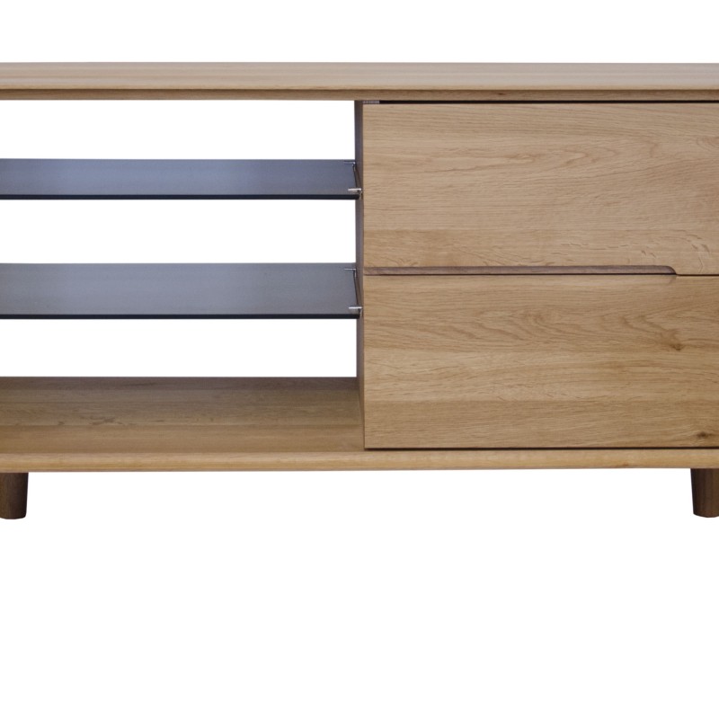 Scandic Oak Small TV Unit