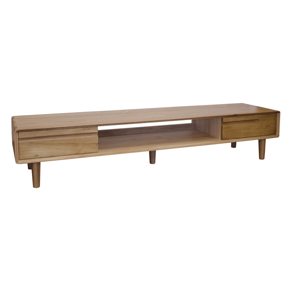 Scandic Oak Wide TV Unit