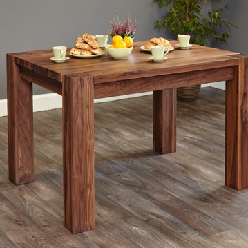 Shiro Walnut Dining Table (4 Seater)