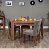 Shiro Walnut Dining Table (4 Seater)