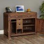 Shiro Walnut Hidden Home Office