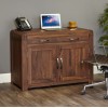 Shiro Walnut Hidden Home Office