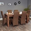Shiro Walnut Large Dining Table (Seats 6-8)