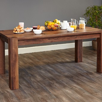 Shiro Walnut Large Dining Table (Seats 6-8)