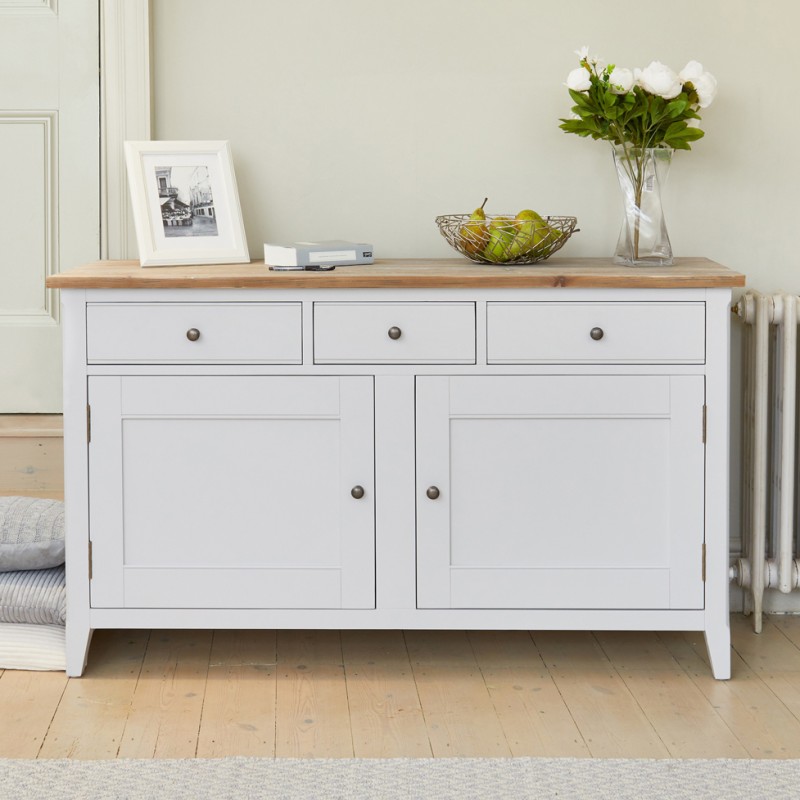 Signature Grey Large Sideboard